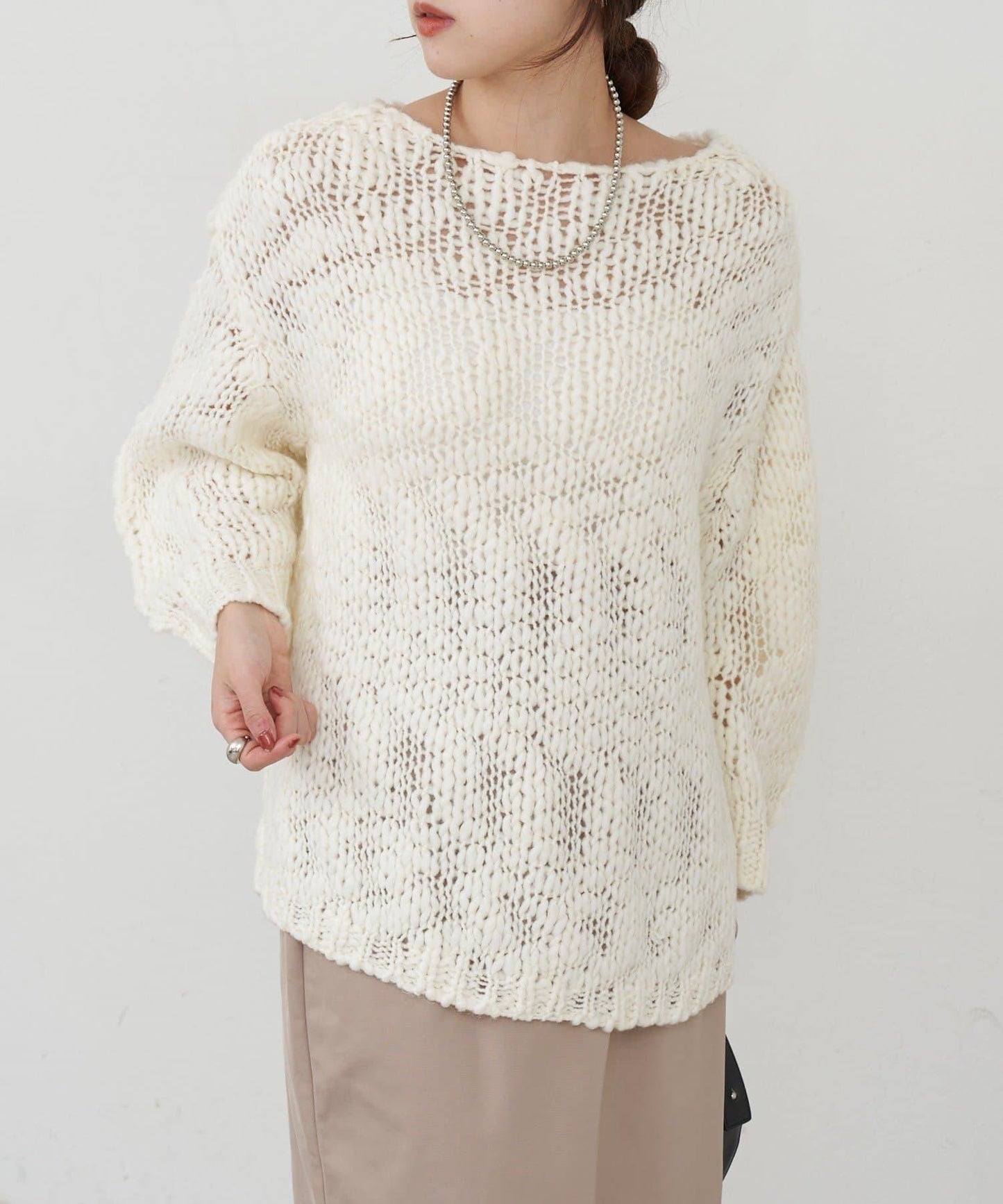 質感針織套頭衫