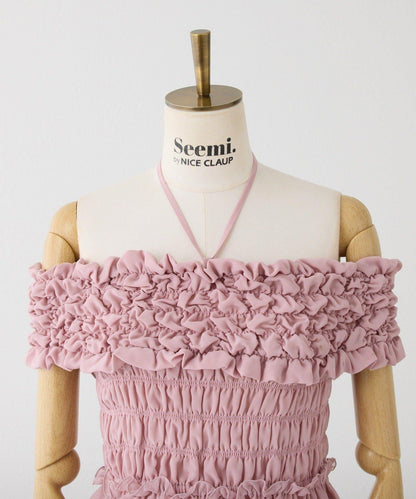 Seemi褶皺吊帶背心