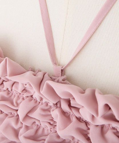 Seemi褶皺吊帶背心