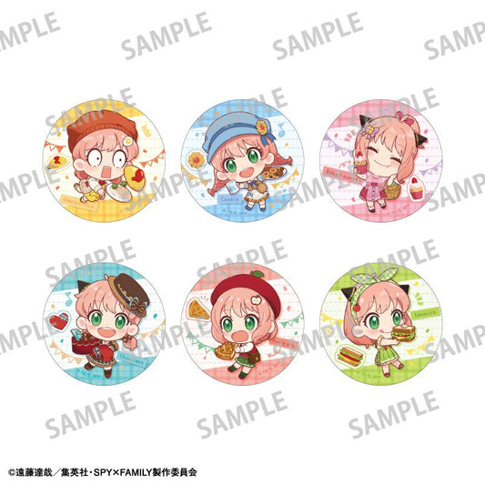 《間諜過家家》_徽章盲盒／美食主題插畫 【BOX／6個裝】