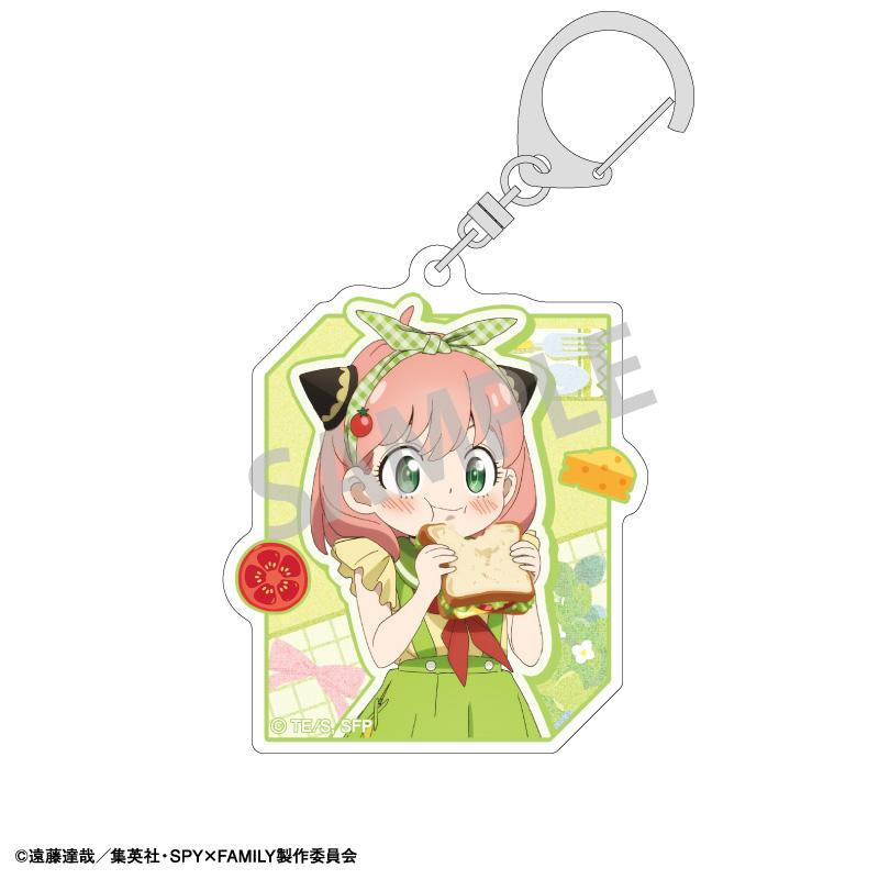 《間諜過家家》 隨機款亞克力鑰匙扣／美食主題 【BOX／6個裝】