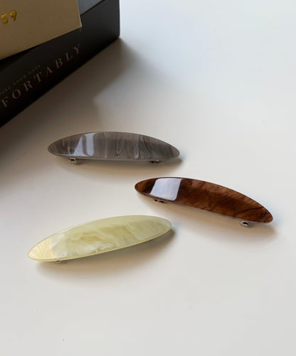 細長橢圓形髮夾