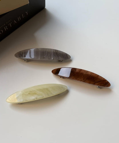 細長橢圓形髮夾