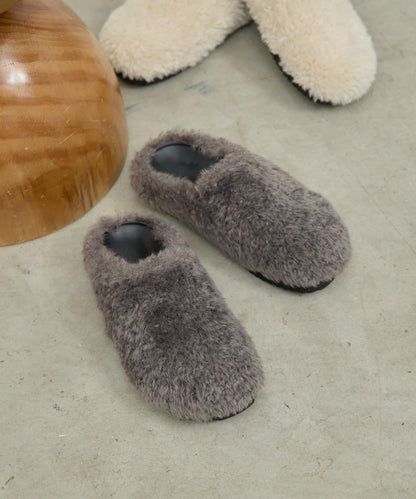 羊羔絨懶人鞋