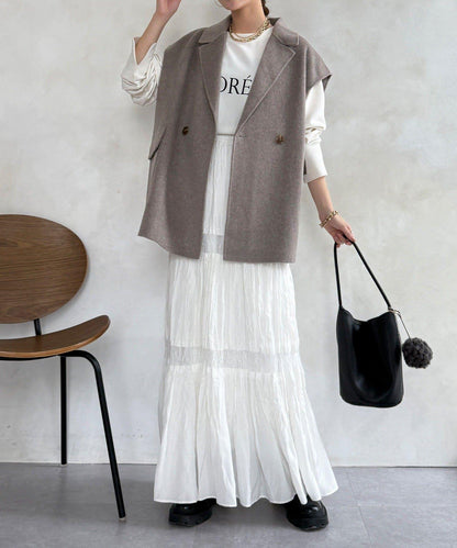 寬鬆版型夾克馬甲