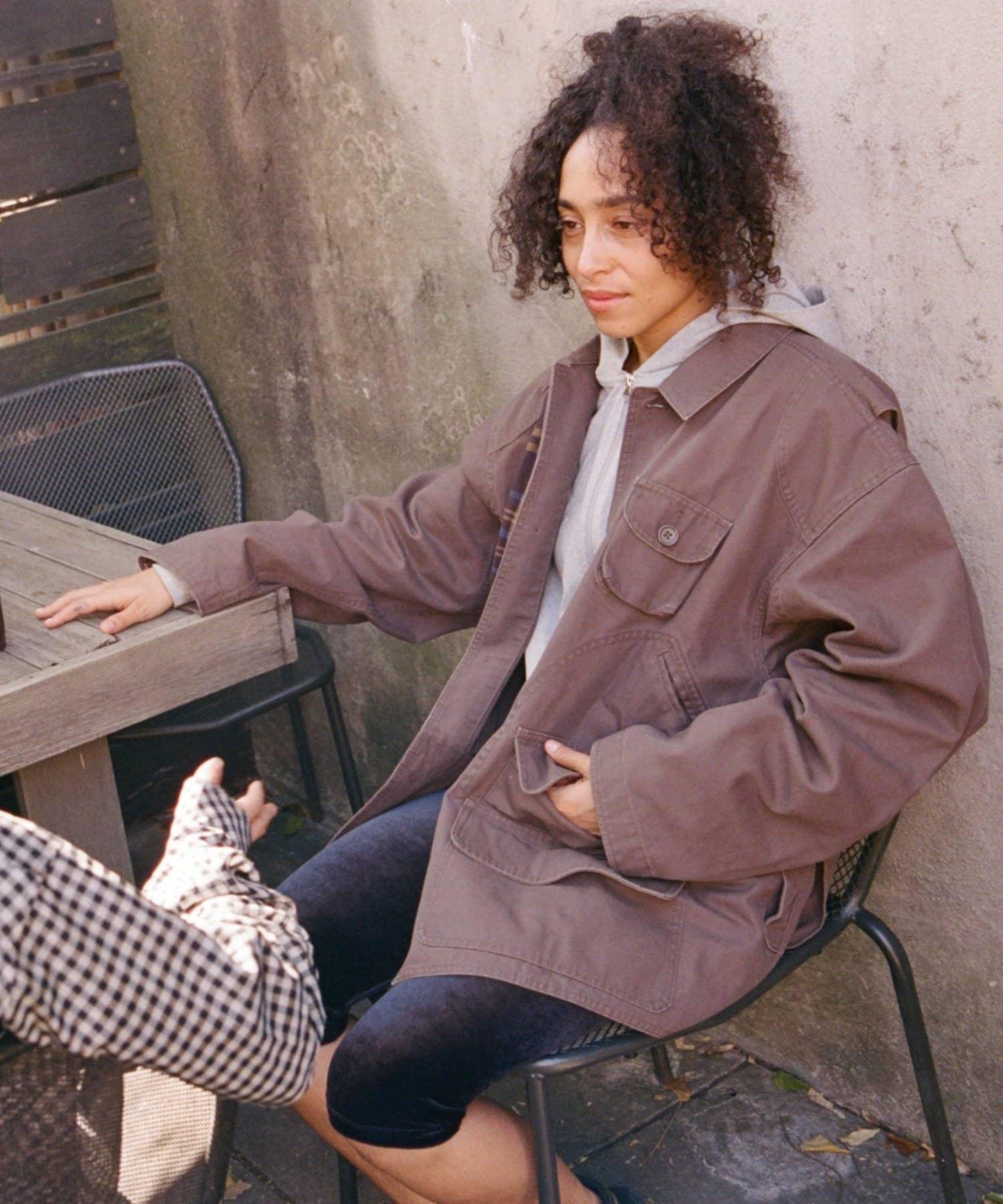 水洗可雙面穿狩獵夾克