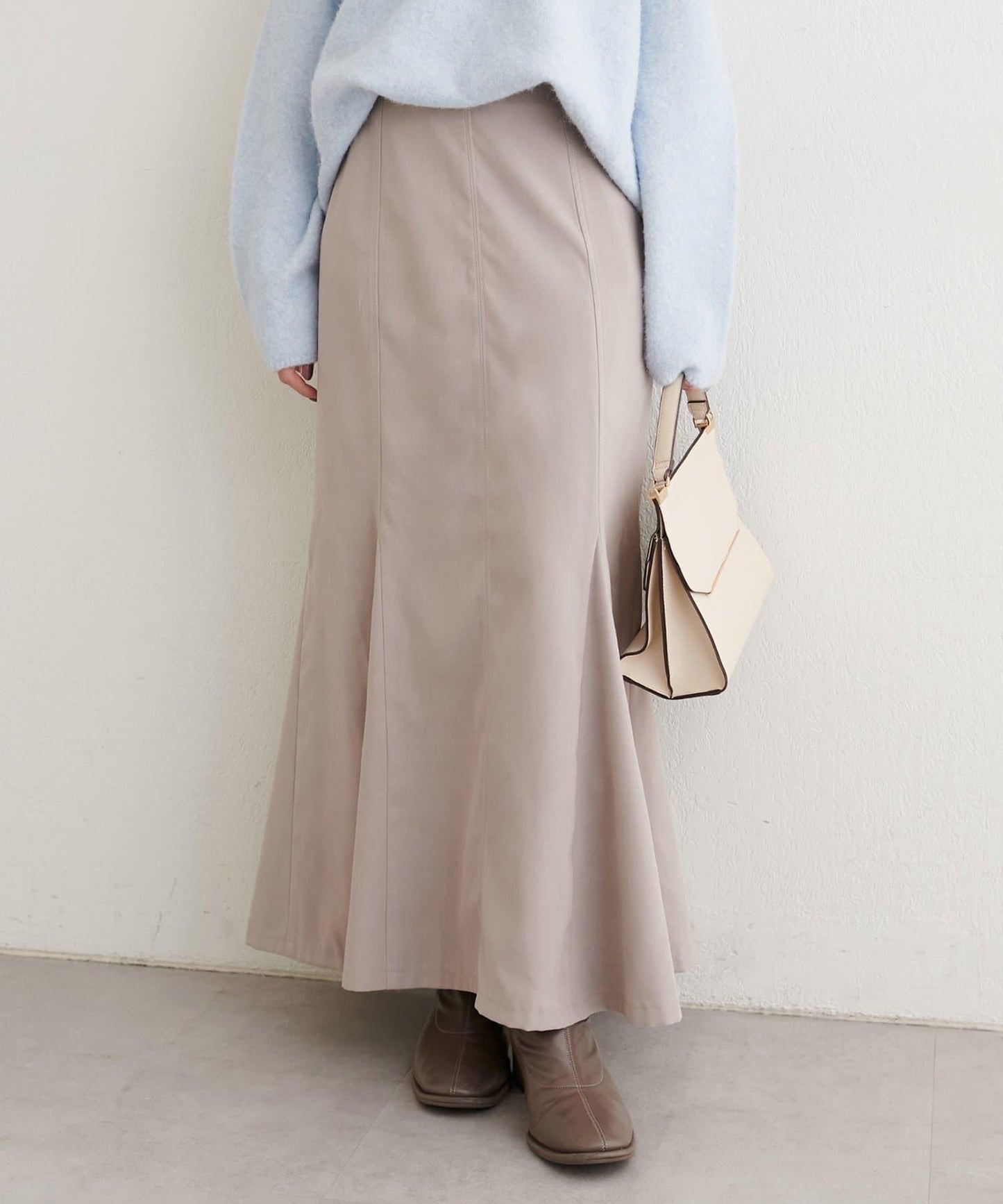 愛心高腰加絨美人魚裙