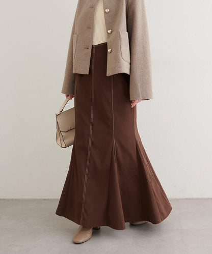 愛心高腰加絨美人魚裙