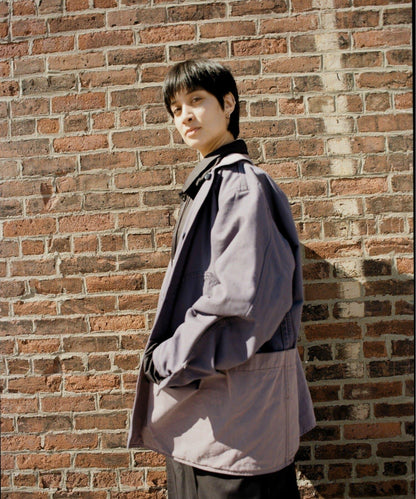 水洗可雙面穿狩獵夾克