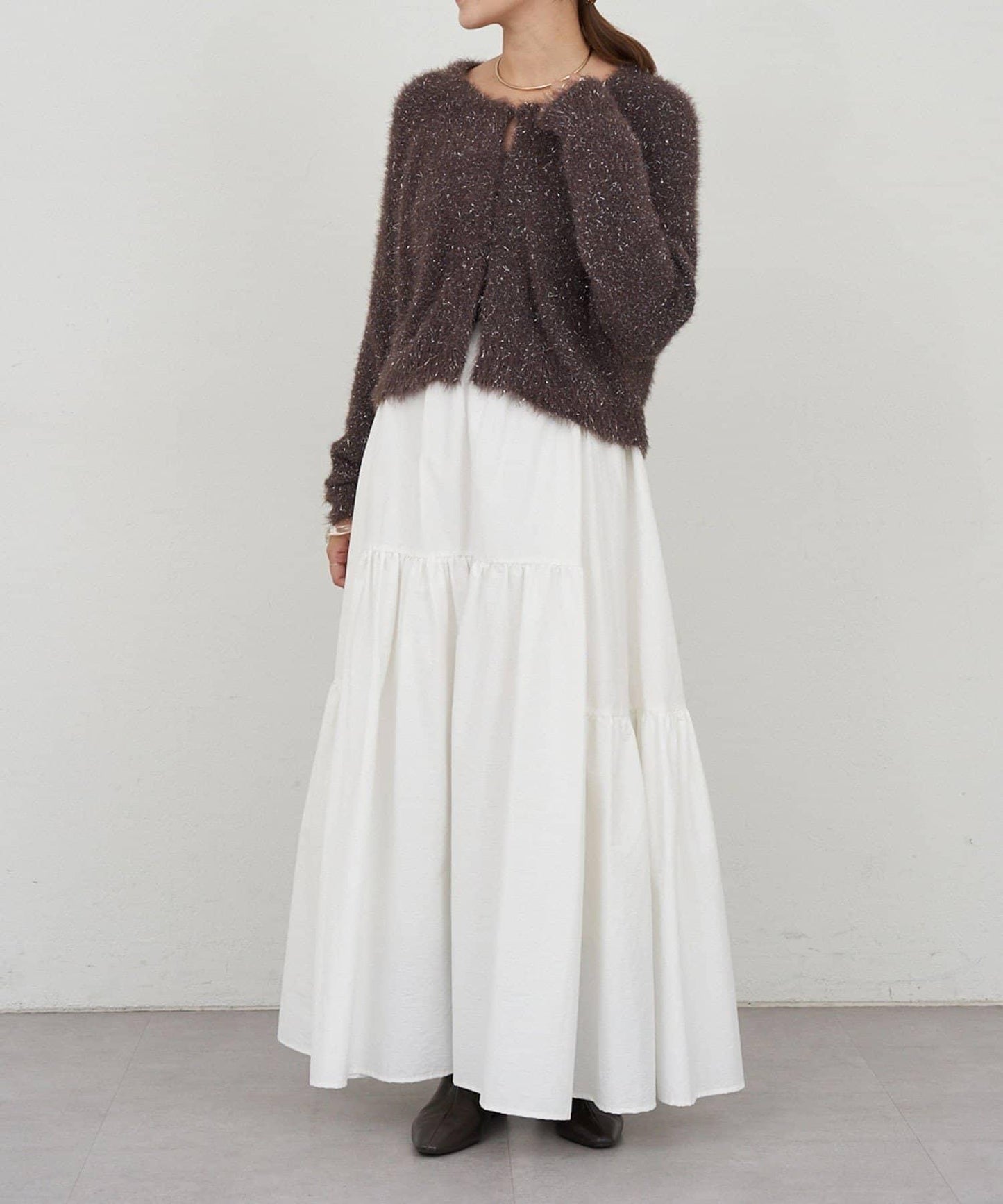 塔夫綢蓬鬆半身裙