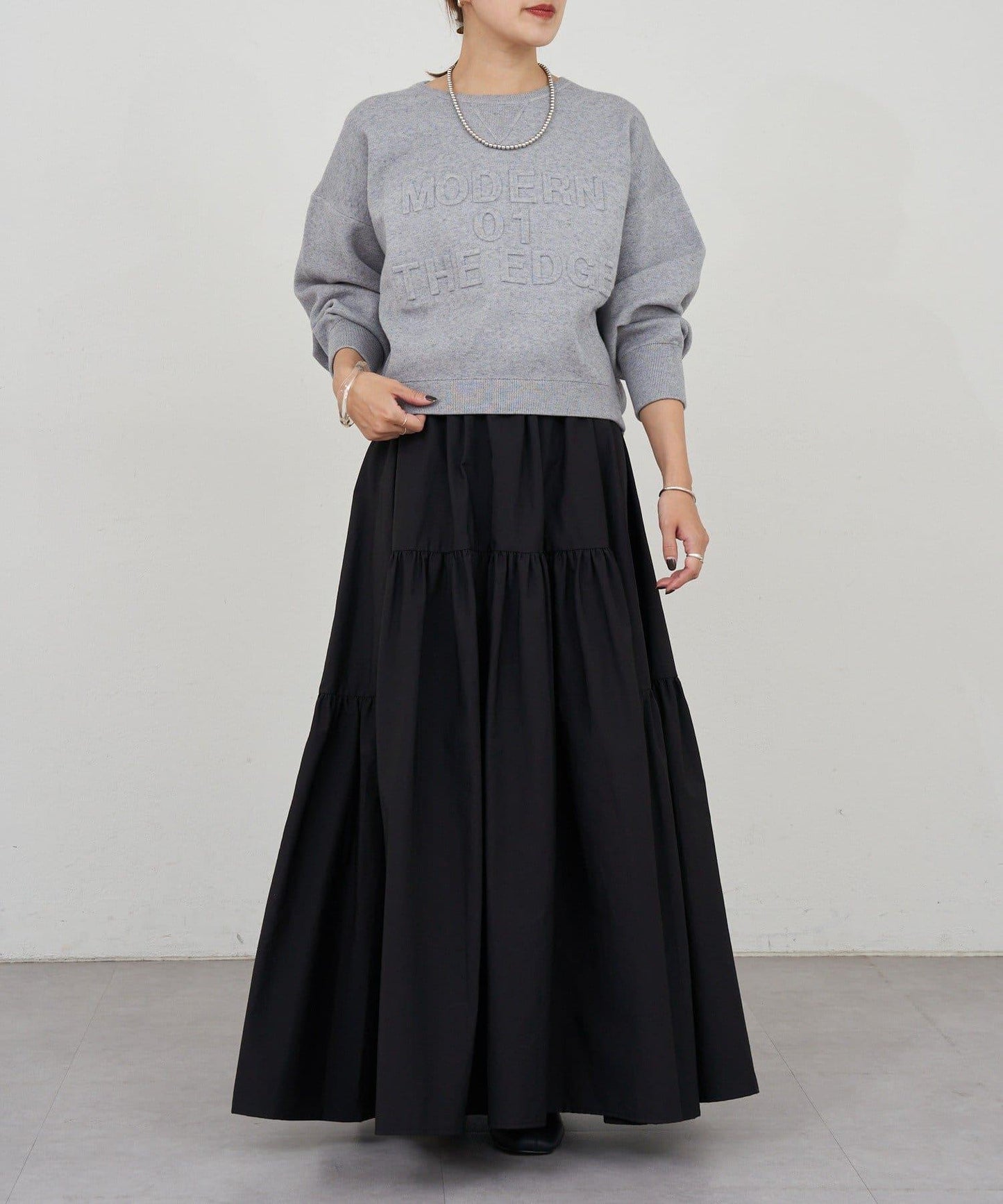 塔夫綢蓬鬆半身裙