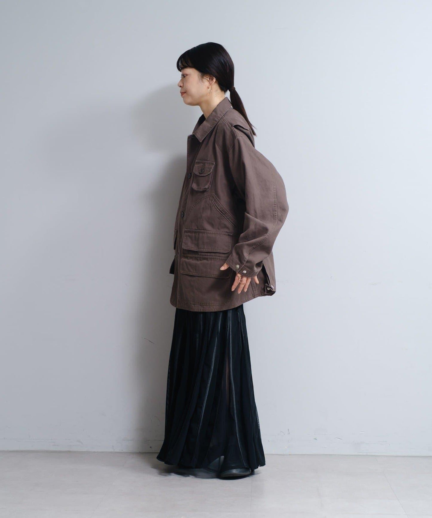 水洗可雙面穿狩獵夾克