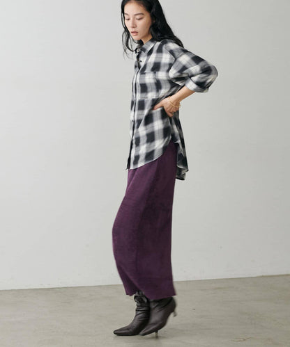 柔軟蓬鬆迷你羽毛針織半身裙