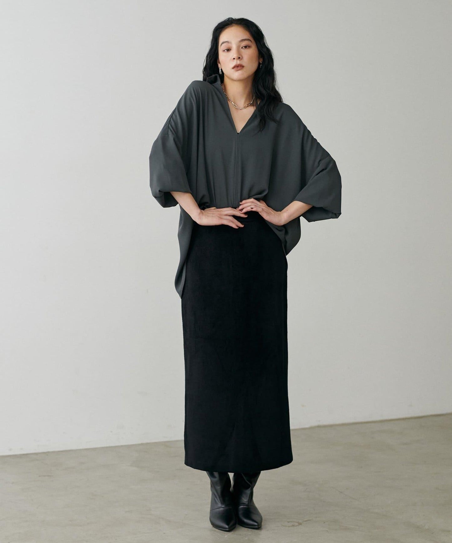 柔軟蓬鬆迷你羽毛針織半身裙