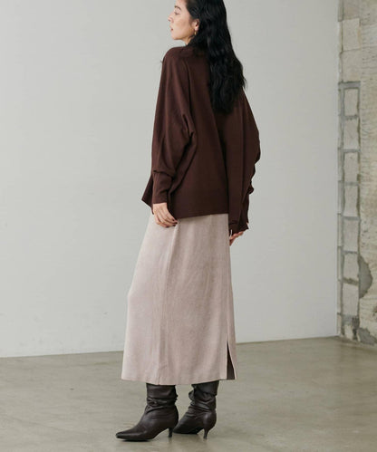 柔軟蓬鬆迷你羽毛針織半身裙