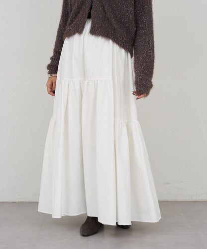 塔夫綢蓬鬆半身裙