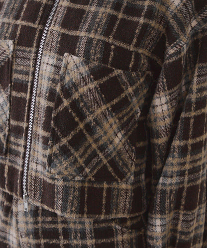 【RMAF】帶毛領拉鍊短款夾克