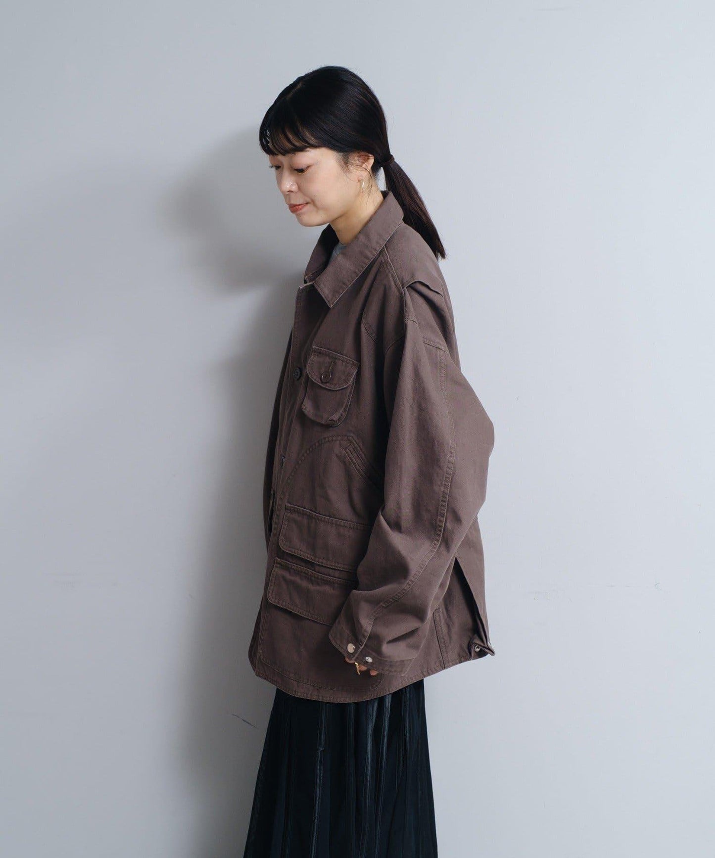 水洗可雙面穿狩獵夾克