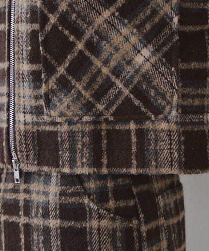 【RMAF】帶毛領拉鍊短款夾克