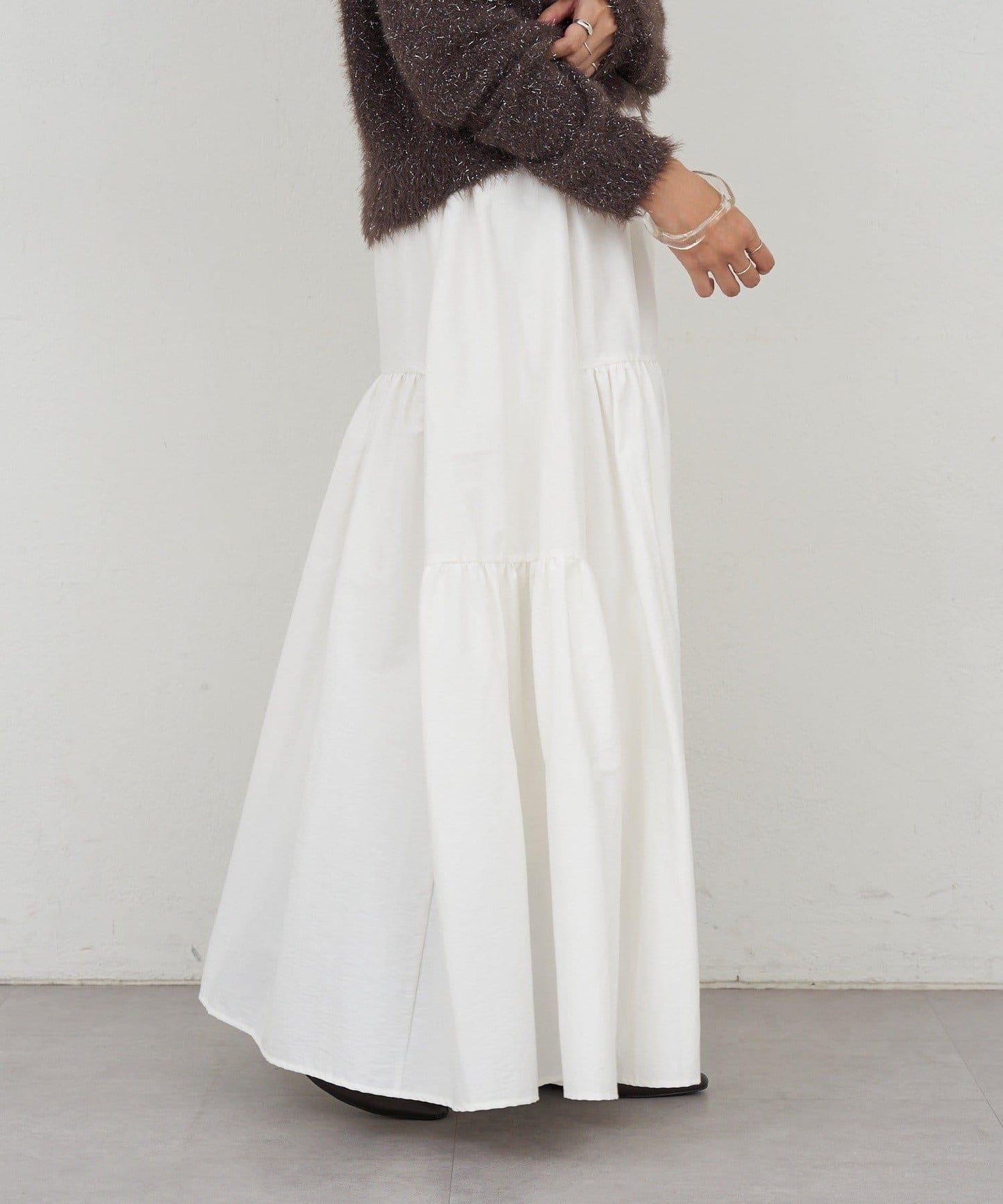 塔夫綢蓬鬆半身裙