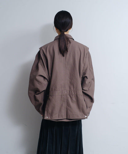 水洗可雙面穿狩獵夾克