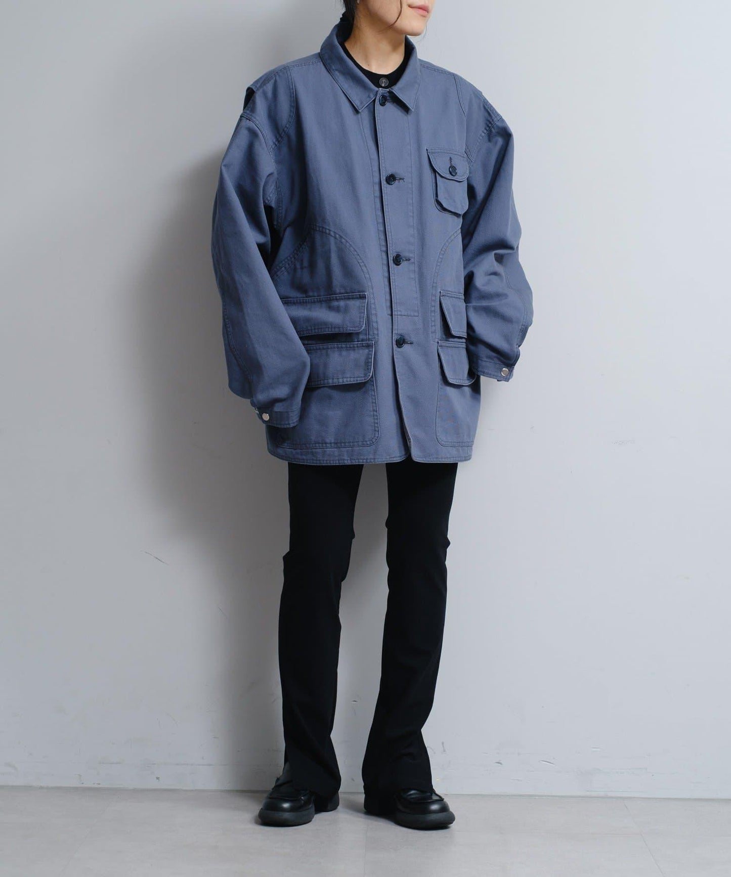 水洗可雙面穿狩獵夾克