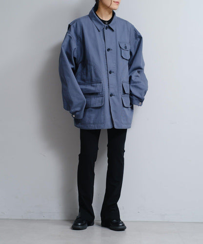 水洗可雙面穿狩獵夾克