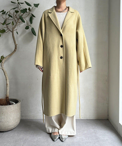 海狸絨長款大衣