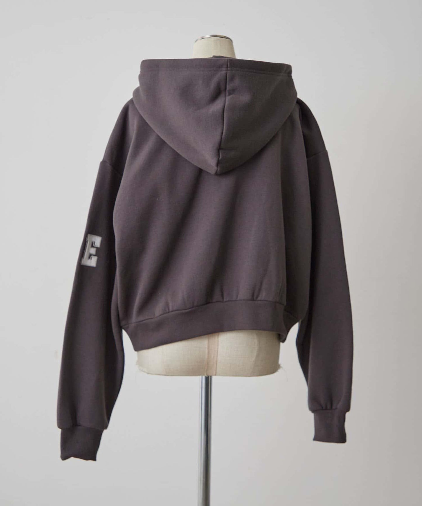 【NUNIFE】【可選兩種長度！】加絨印花連帽衛衣