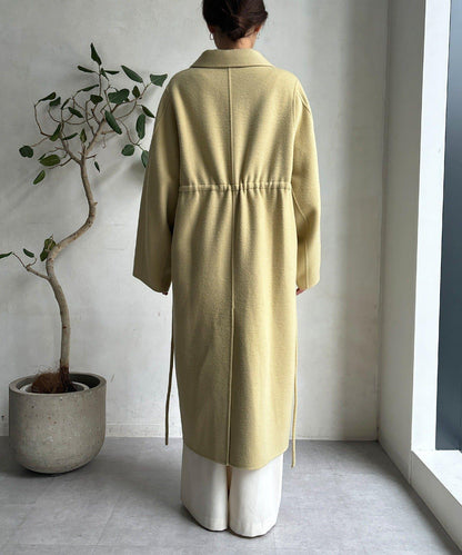 海狸絨長款大衣