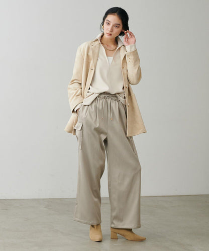 帶領口寬鬆蝙蝠袖套頭衫