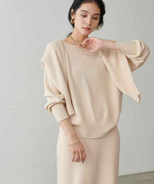 柔軟蓬鬆迷你羽毛針織套頭衫