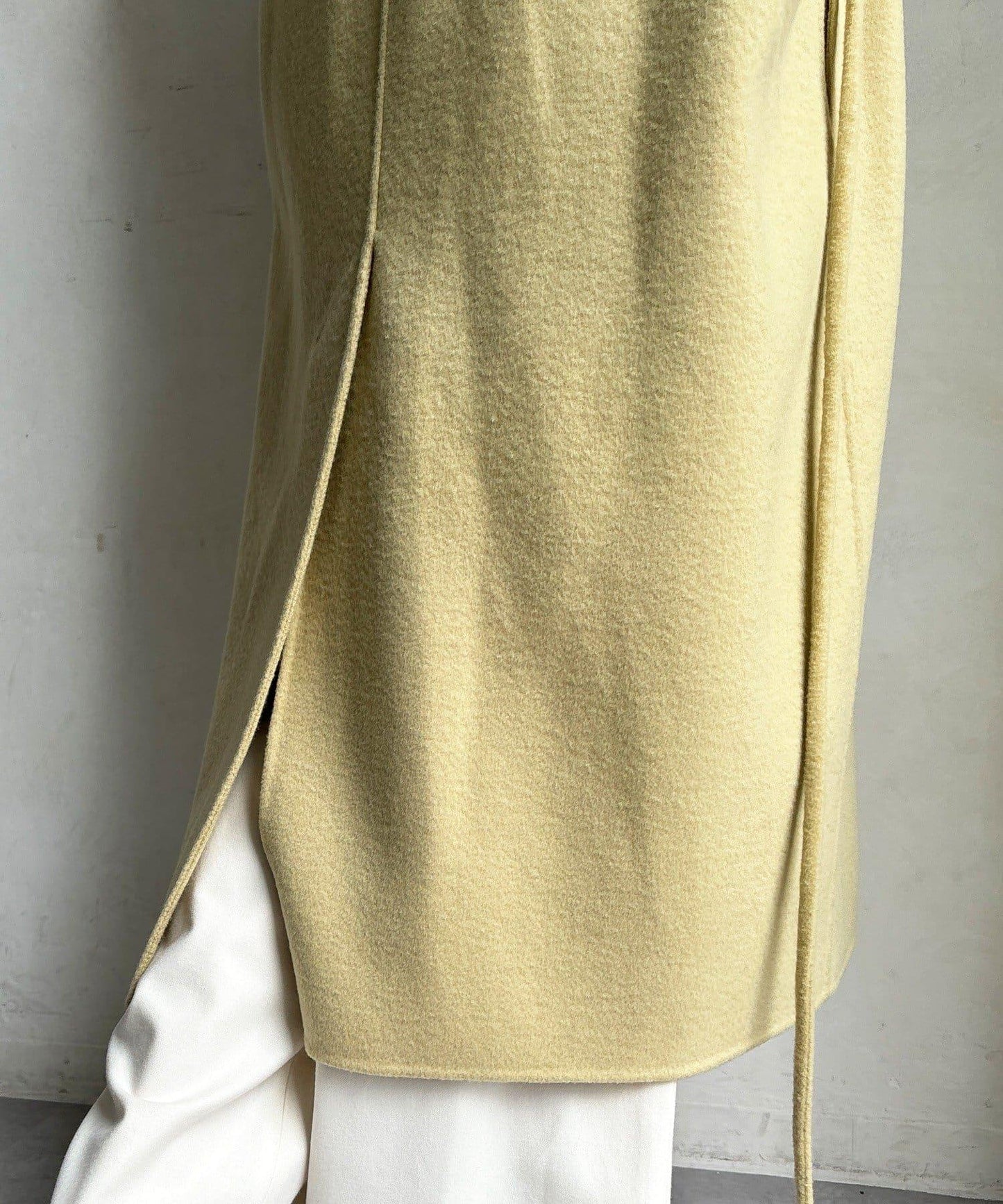 海狸絨長款大衣