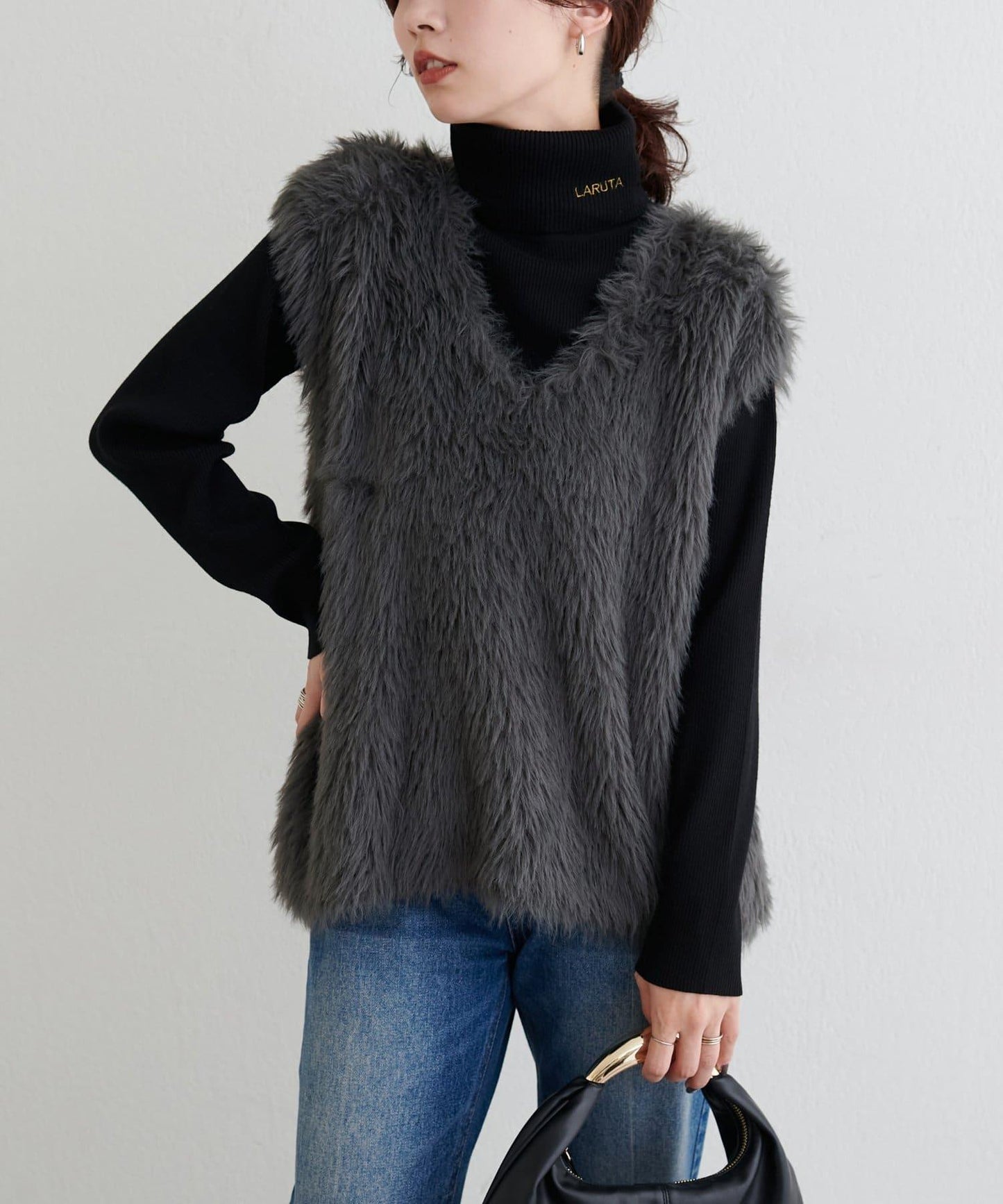 [Yurie企畫]前後兩穿羽毛馬甲