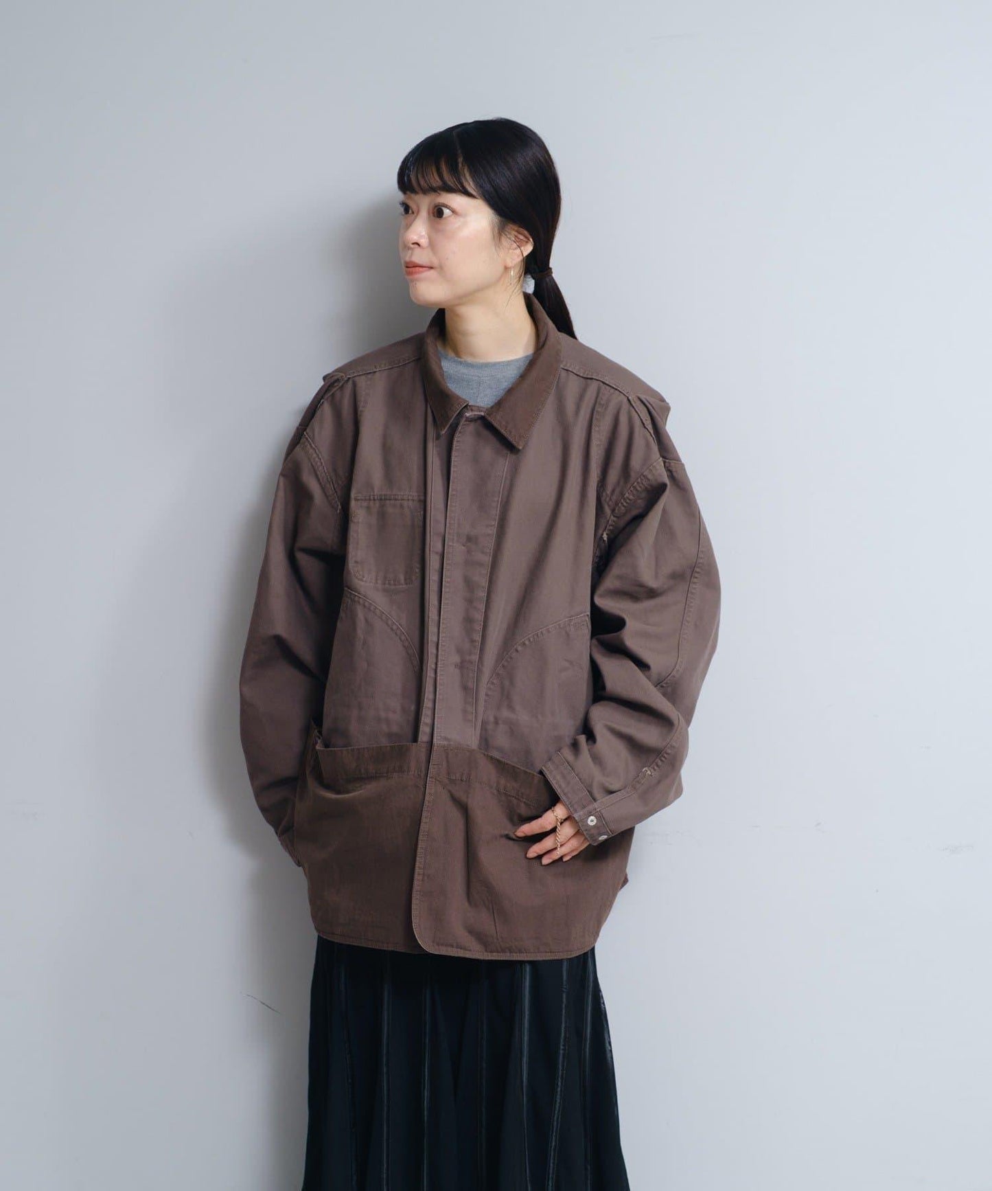 水洗可雙面穿狩獵夾克