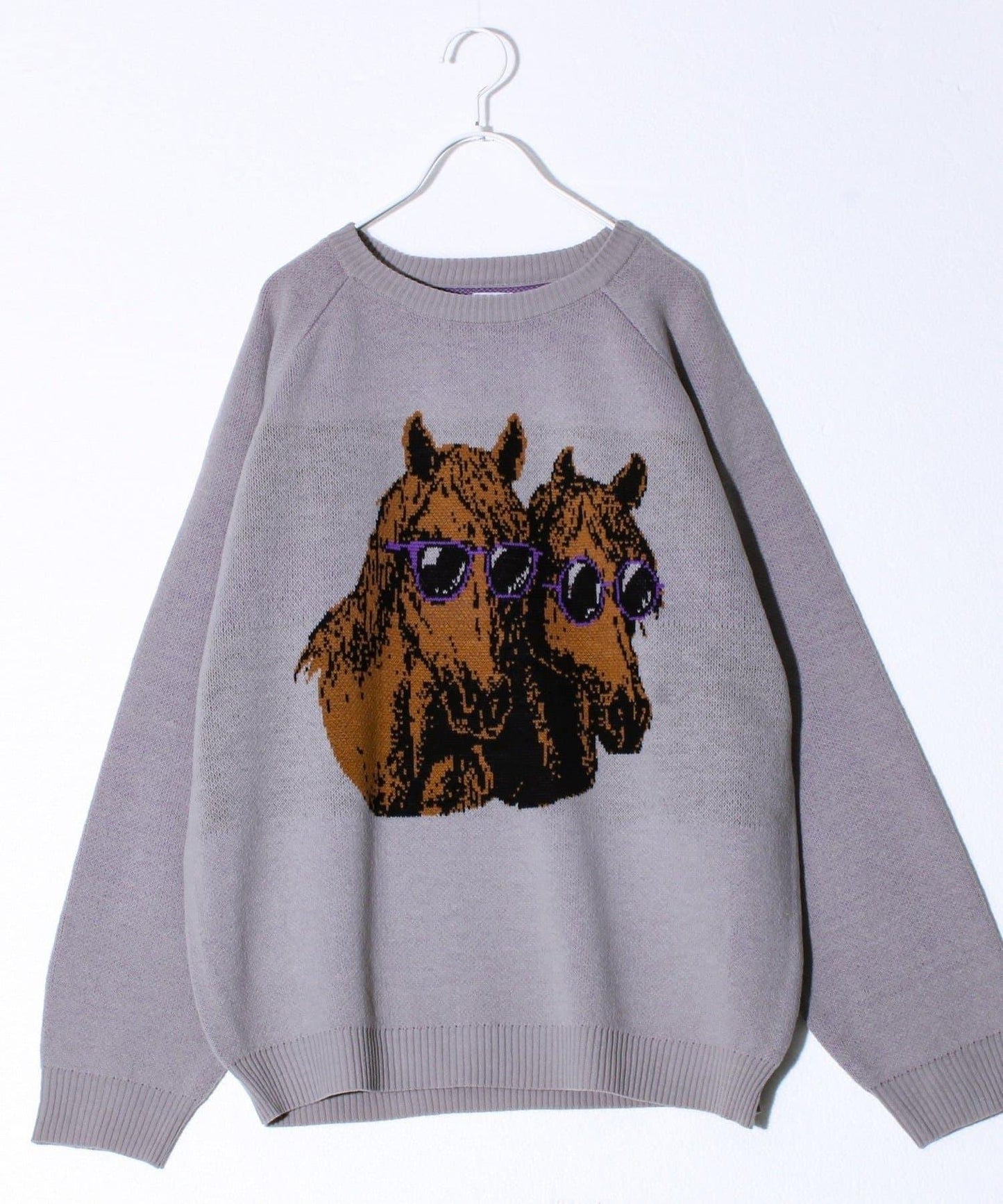 【FREDYMAC/フレ迪馬克】動物紋提花針織衫