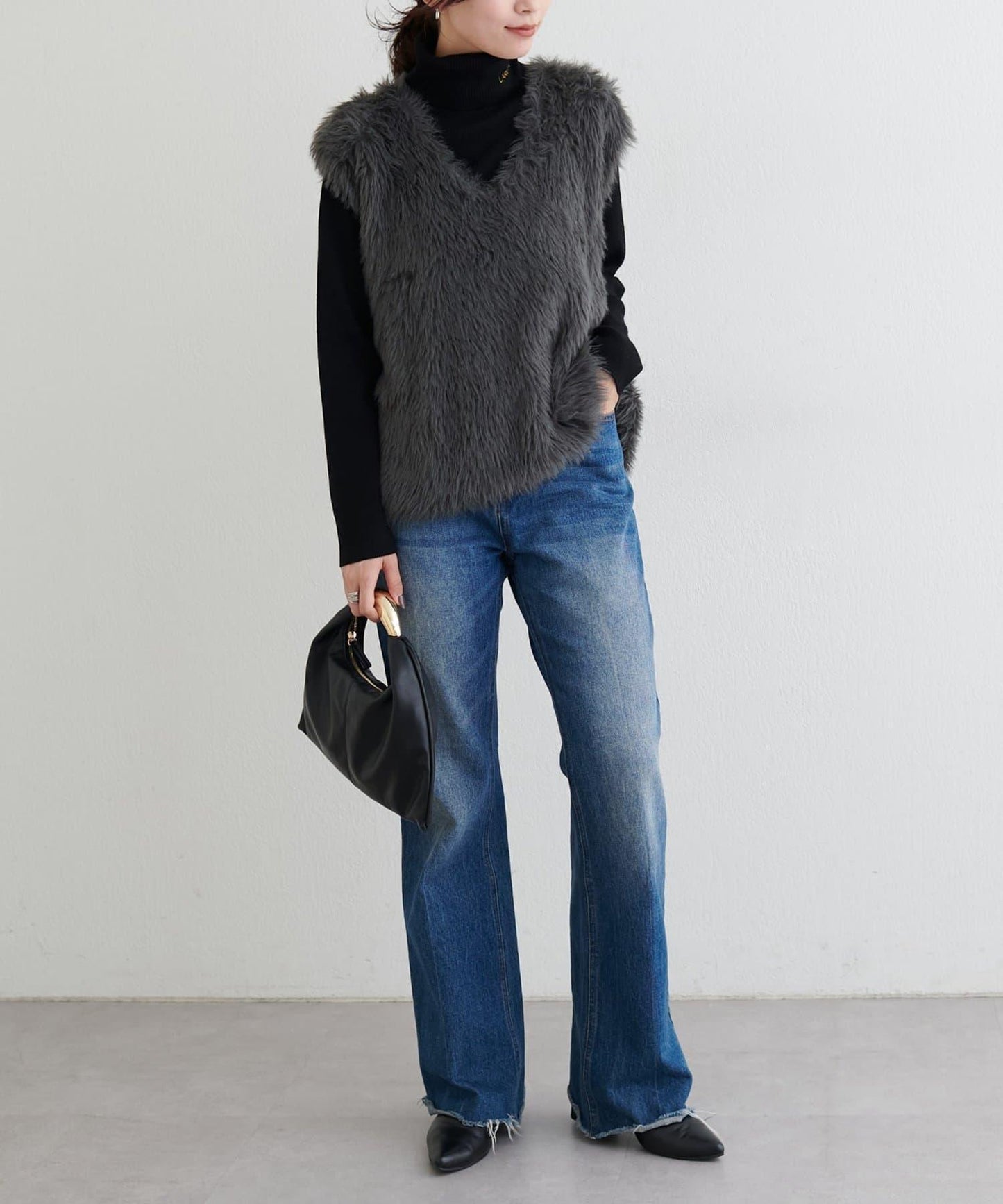 [Yurie企畫]前後兩穿羽毛馬甲