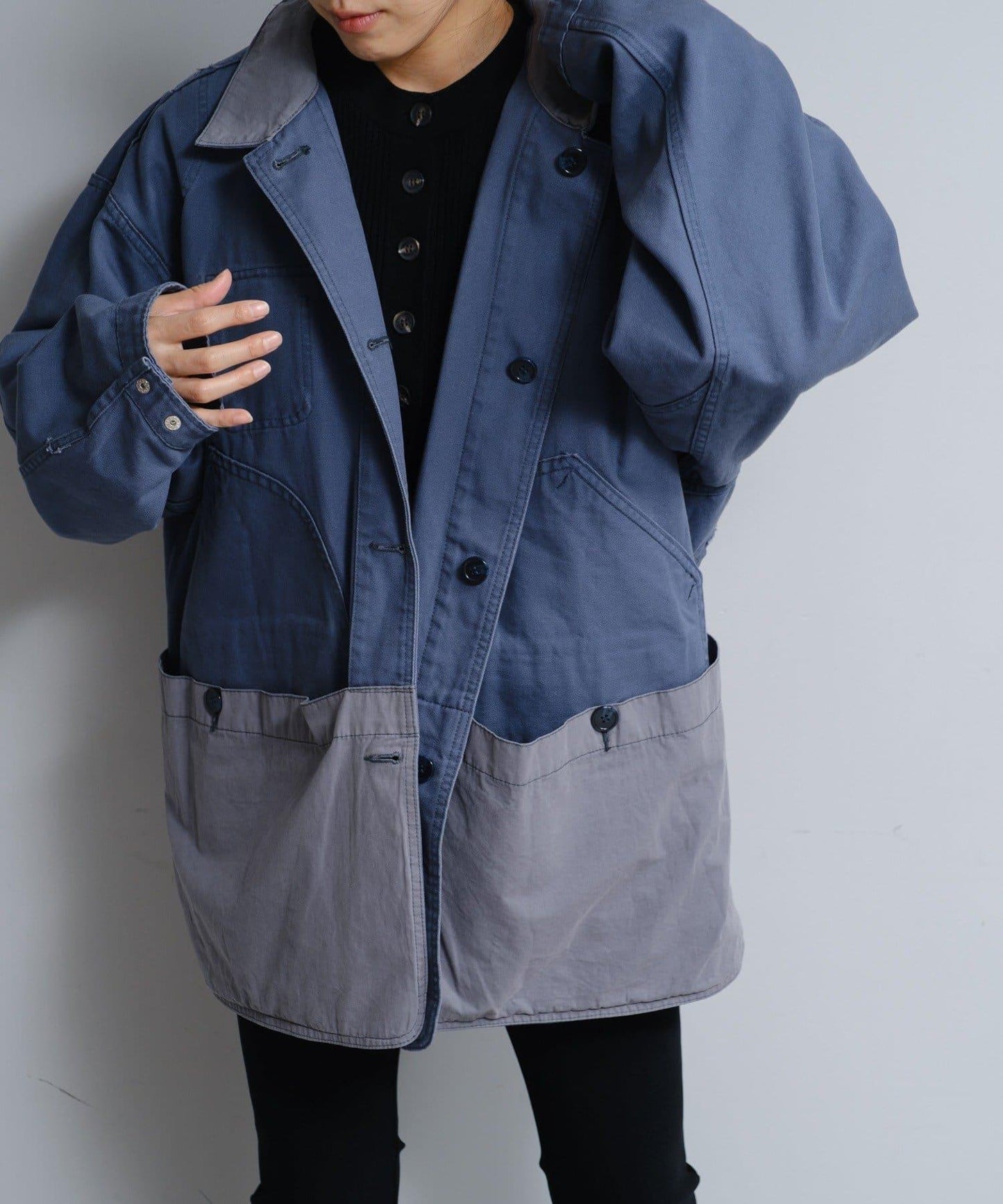 水洗可雙面穿狩獵夾克