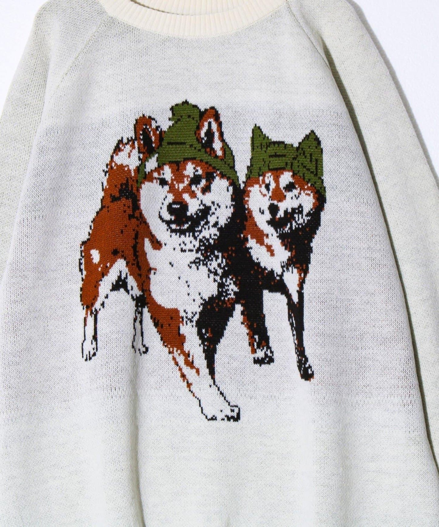 【FREDYMAC/フレ迪馬克】動物紋提花針織衫