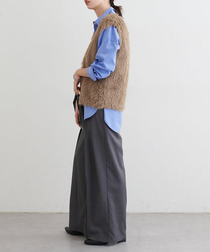 [Yurie企畫]前後兩穿羽毛馬甲