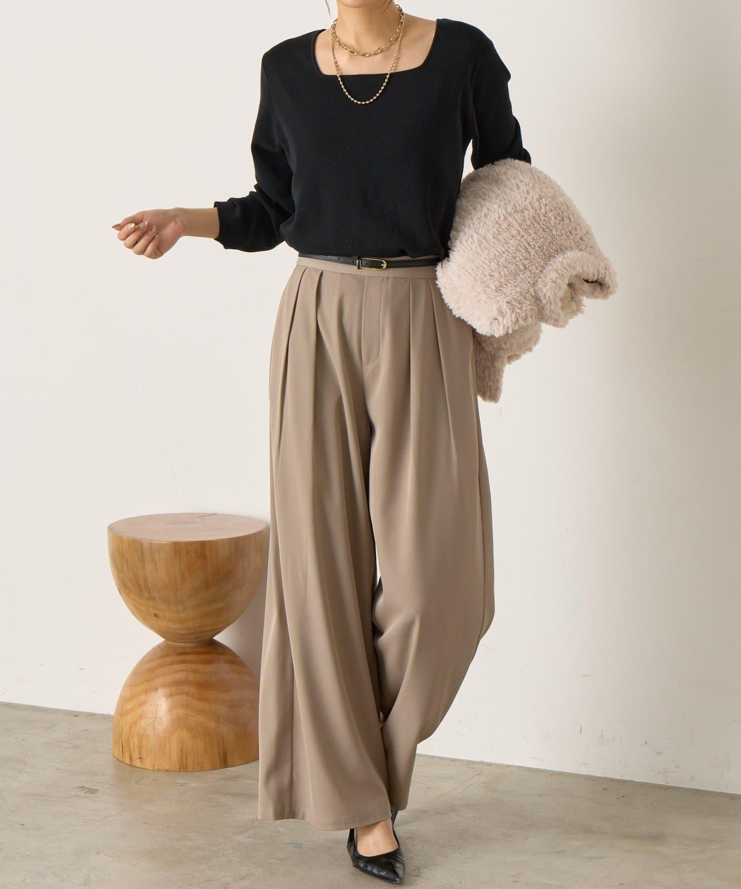 【 さわゆい企畫】方領針織衫