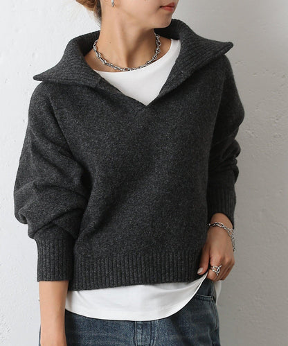 柔軟帶領開襟襯衫