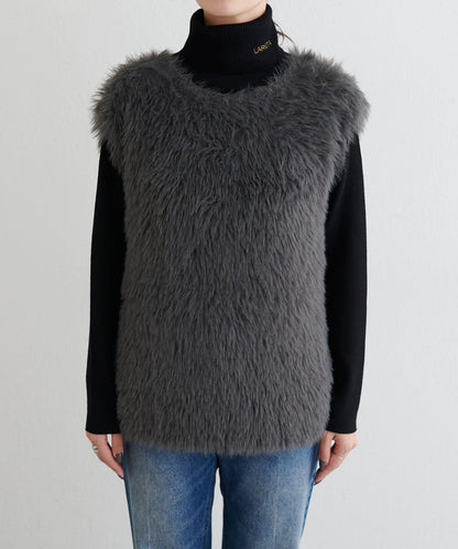 [Yurie企畫]前後兩穿羽毛馬甲