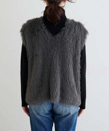 [Yurie企畫]前後兩穿羽毛馬甲