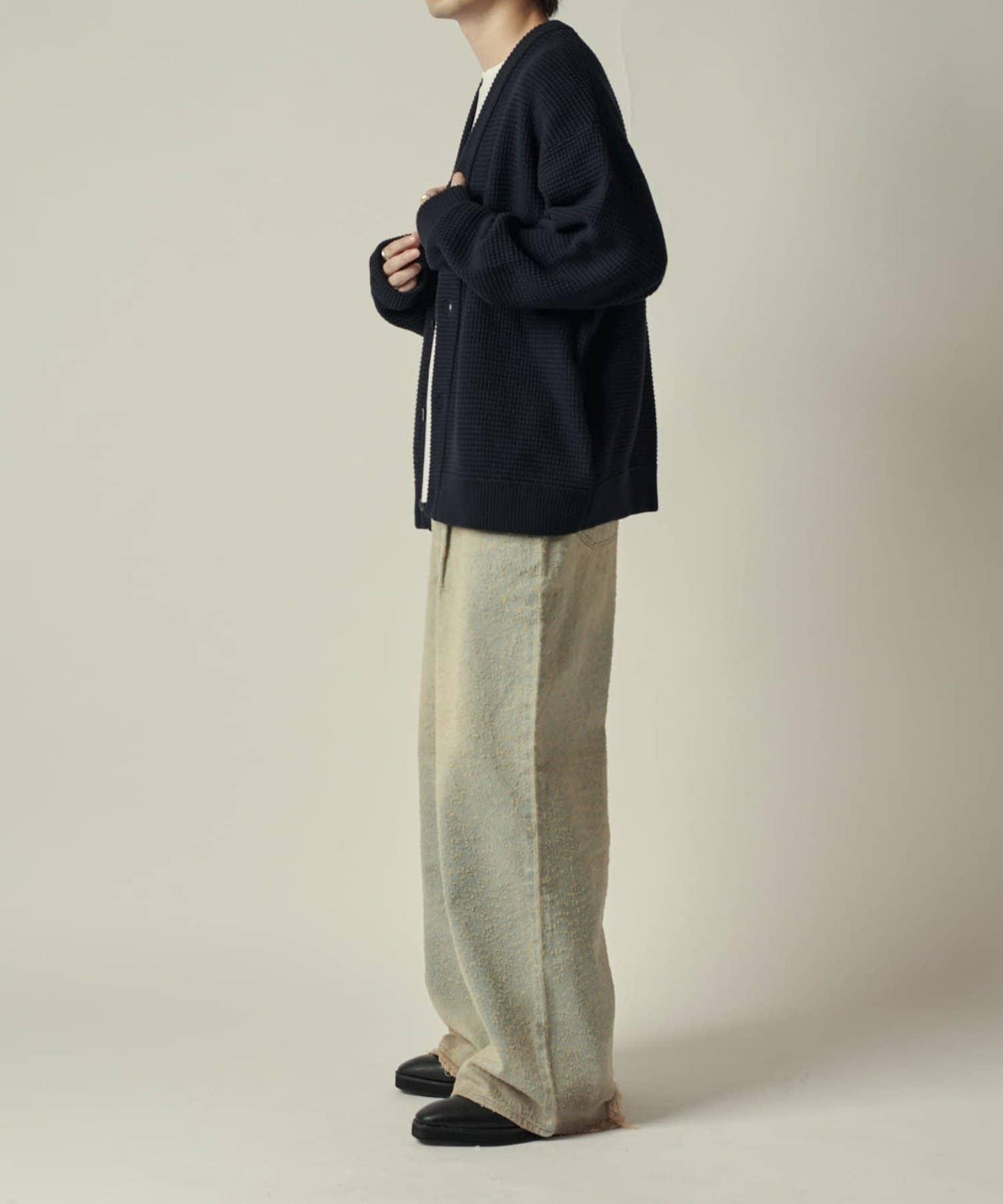 重磅華夫格開衫