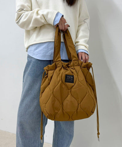 【TAION】軍風羽絨托特包 M