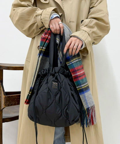 【TAION】軍風羽絨托特包 M