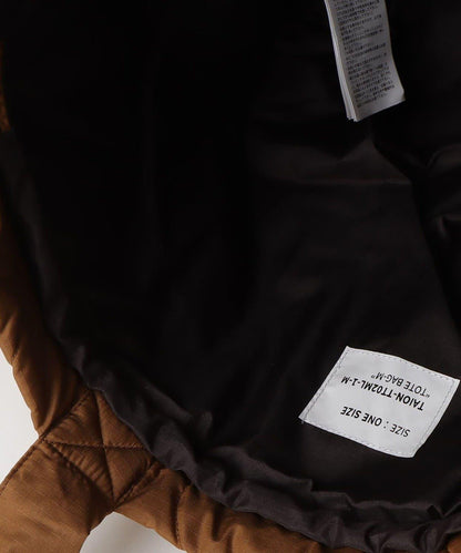 【TAION】軍風羽絨托特包 M