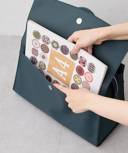 A4尺寸適用時尚防潑水托特包L