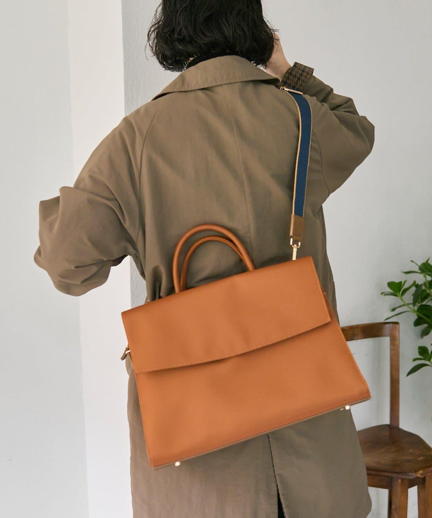 A4尺寸適用時尚防潑水托特包L